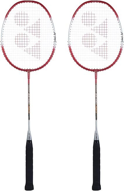Yonex ZR 100 Light Aluminium Badminton Racquet with Full Cover Set of 2 Made in India
