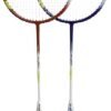 Pro Impact Badminton Racket Set Lightweight Aluminum Head Rackets